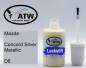 Preview: Mazda, Concord Silver Metallic, D6: 20ml Lackstift, von ATW Autoteile West.